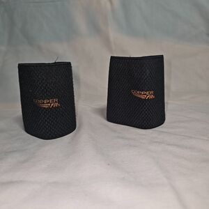Copper Fit Compression Arch Relief Black Pair Athletic Support Braces